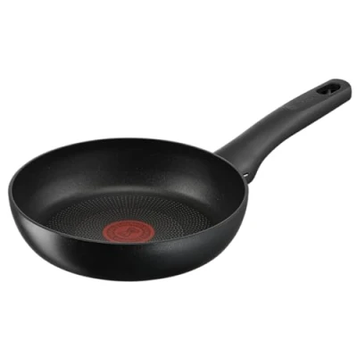 Abbildung von Tefal Hard Titanium On Bratpfanne 20 cm, Aluminiumpfanne Induktion beschichtet, Antihaftversiegelung, Thermo Signal bei idealer Brattemperatur, für alle Herdarten geeignet, Made in France, G28802