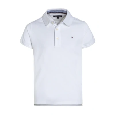 Abbildung von Tommy Hilfiger Poloshirt für Kinder, Größe: 98, Bright white