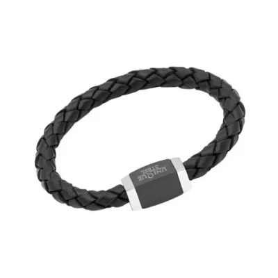 Abbildung von Schwarzes Lederarmband Armbänder