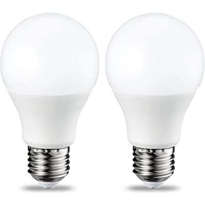 Abbildung von Amazon Basics E27 LED Lampe, 9W (ersetzt 60W), warmweiß, dimmbar 2er Pack