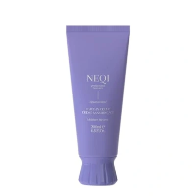 Abbildung von NEQI MOISTURE MYSTERY Leave In Cream 200ml Feuchtigkeitsspendende Haarpflege mit Hitzeschutz, Anti Frizz, Vegan, Sulfatfrei, Für Alle Haartypen, Professionelle Performance