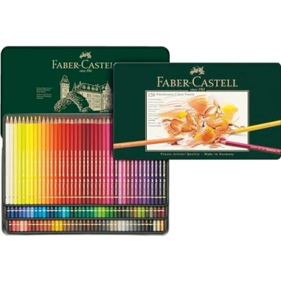 Abbildung von FABER CASTELL 110011 Künstlerfarbstifte Polychromos, 120er Metalletui
