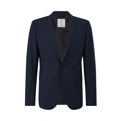 Abbildung von s.Oliver Black Label Ultimate Elastischer Sakko, Herren, Größe: 25, Navy