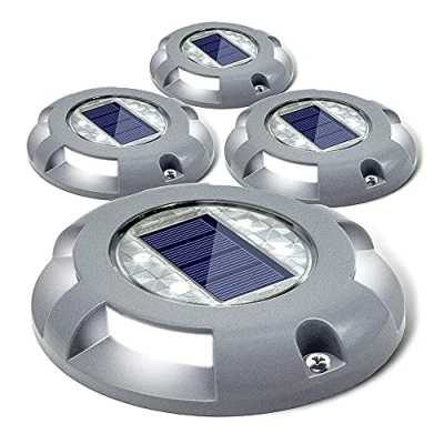 Abbildung von Siedinlar Solar Bodenleuchte Solarleuchte für Garten Außenleuchte wasserdichte LED Gartenleuchten, Solarleuchten Rasen, Einfahrt, Gehweg, Terrasse, (Weiß)