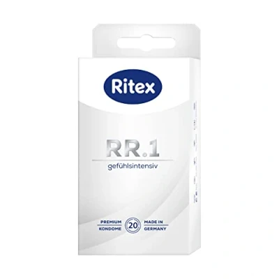 Abbildung von Ritex RR.1 Kondome gefühlsintensiv für besonders intensives Empfinden, 20 Stück, Made in Germany (1er Pack)