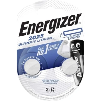 Abbildung von Energizer E301319400 Spezialbatterie / Lithium CR Typ 2025 2 Stück Chrom