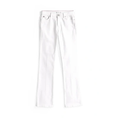 Abbildung von Tommy Hilfiger Damen Jeans Hose Bootcut White Mid Rise, Weiß (Th Optic White), 28W/28L