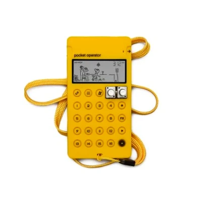 Abbildung von Teenage Engineering CA X, Universelles Case für Pocket Operatoren (Silikon Hülle, professionelles Tasten Feel, Anti Rutsch Füße, Batterieschutz), Gelb