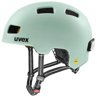 Abbildung von uvex City 4 MIPS Leichter Helm für Damen und Herren Sysytem inkl. LED Licht Light Jade matt 55 58 cm