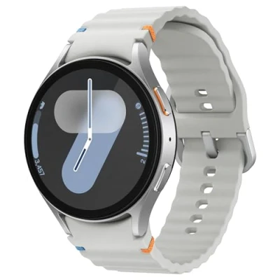 Abbildung von Samsung Galaxy Watch7 Smartwatch, Fitness Uhr, Tracker und Aktivitätstracker, 44 mm, Bluetooth, Silver, Inkl. 36 Monate Herstellergarantie