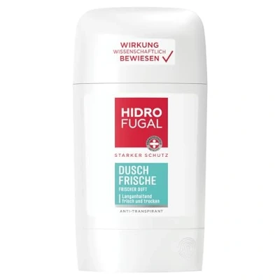 Abbildung von Hidrofugal DUSCH FRISCHE Stick, starkes Antitranspirant mit frischem Duft, Deo Stick ohne Ethylalkohol für zuverlässigen Schutz gegen Schweiß &amp; Körpergeruch (50 ml)