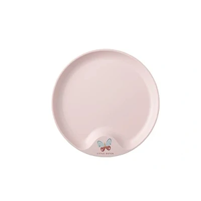 Abbildung von Mepal Kinderteller Mio Kleinkind Teller Kinder freundlicher Geschirr Mikrowellentauglich Spülmaschinentauglich BPA frei Flowers &amp; Butterflies