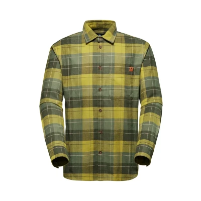 Abbildung von Mammut Trovat Longsleeve Hemd, Herren, Größe: Medium, Aura dark marsh