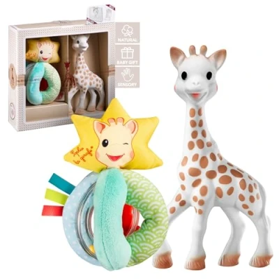 Abbildung von Sophiesticated Sophie die Giraffe Geschenkset zur Geburt, ab 2 Jahren, Größe S