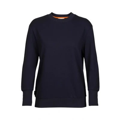 Abbildung von Icebreaker Damen Central II Pullover Sweatshirt Merinowolle Mid Layer Mitternachtsmarine, M