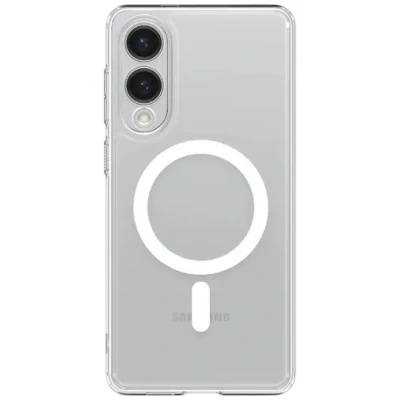 Abbildung von Spigen Ultra Hybrid MagFit Hülle für Samsung Galaxy S25 Edge, Kompatibel mit MagSafe Clear White