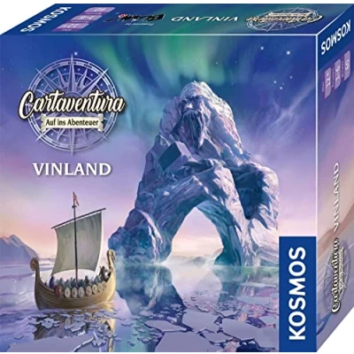 Abbildung von KOSMOS 682538 Cartaventura Vinland, Abenteuer Spiel, packendes Gesellschaftsspiel mit Mehreren Enden, für 1 6 Personen, ab 12 Jahre, 70 Karten, in Deutscher Sprache
