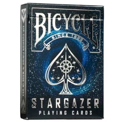 Abbildung von Bicycle 023181 Stargazer Kartenspiel, 18 Jahre to 99 Jahre, Blau, Small