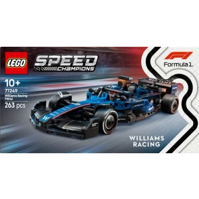 Abbildung von LEGO Speed Champions Williams Racing FW46 F1 Rennauto Spielzeug mit Formel 1 Minifigur zum Sammeln Geschenk für Jungen &amp; Mädchen ab 10 Jahren und Erwachsene Motorsport Fans 77249