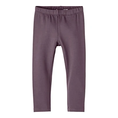 Abbildung von name it Mädchen NKFDAVINA SOLID SWE BRU N NOOS Leggings, Arctic Dusk, 110