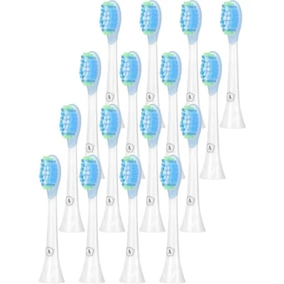 Abbildung von Aster Aufsteckbürsten Kompatibel mit Philips Sonicare Ersatzbürsten Professionelle Elektrische Bürstenköpfe Classic Precision Clean Fit Professional Care 16 Stück