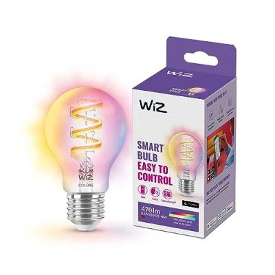 Abbildung von WiZ A60 LED Filamentlampe WiFi E27 6,3W RGBW