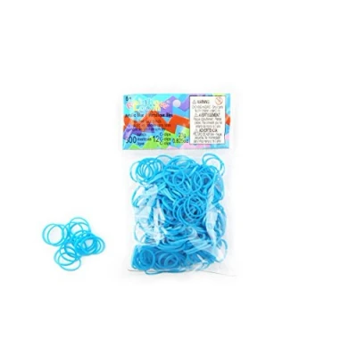 Abbildung von Elastische Rainbow Loom Metallic Blau