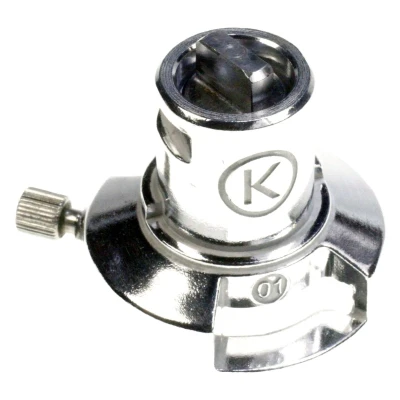 Abbildung von Kenwood Easy Fit Adapter KAT001ME, für Küchenmaschinen (Für Twist Zubehörteile auf einen Bar Anschluss) 6 x 6, Silber