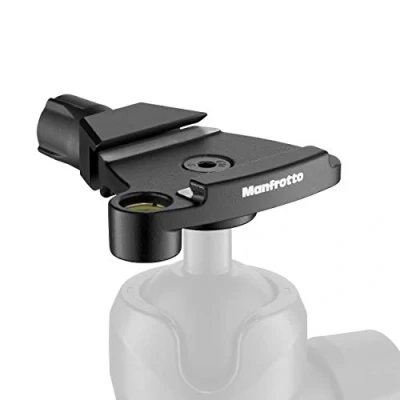 Abbildung von Manfrotto MSQ6T Traveler Top Lock Schnellwechseladapter Arca kompatible Plattenvorrichtung für Befree Stative, perfekt 494 und 496 Kugelköpfe kompakt leicht Aluminium