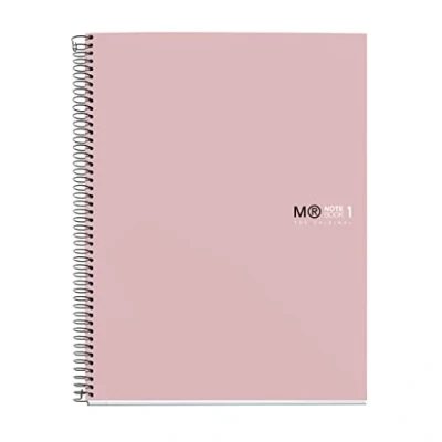 Abbildung von Miquelrius Notizbuch A4 (210 x 297 mm), Notebook The Original Colours, 80 Blatt 90 g/m² und 1 Farbstreifen, Raster 5 mm, 4 Loch Stanzung, Hardcover, Farbe Sand