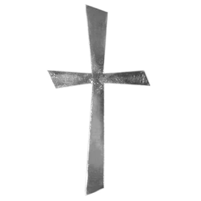 Abbildung von Rayher 31502000 Wachs Motiv Kreuz Silber, 10,5x5,5cm, SB Btl 1Stück