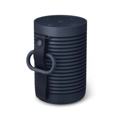Abbildung von Bang &amp; Olufsen Beosound Explore Kabelloser Outdoor Bluetooth Lautsprecher mit USB C Ladekabel, staub und wasserdicht nach IP 67 Navy