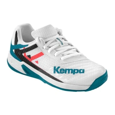 Abbildung von Kempa Wing 2.0 Junior Handball Schuhe, weiß/rot/schwarz, 39 EU