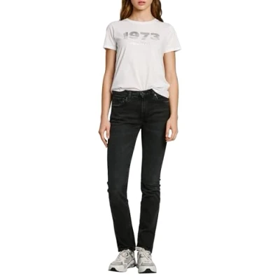 Abbildung von Pepe Jeans Damen Slim Mw Pl204589 Jeans, Blau (Denim xh5), 34W x 32L