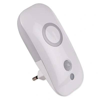 Abbildung von Müller Licht LED Leuchte aus Kunststoff mit Bewegungs /Dämmerungssensor 0,9 Watt 1500K ML400072, Weiß