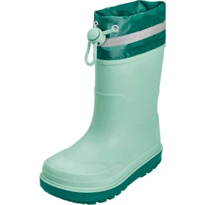 Abbildung von Playshoes Regenstiefel Unisex Kinder Gummistiefel, Grün Stulpe, 26 EU