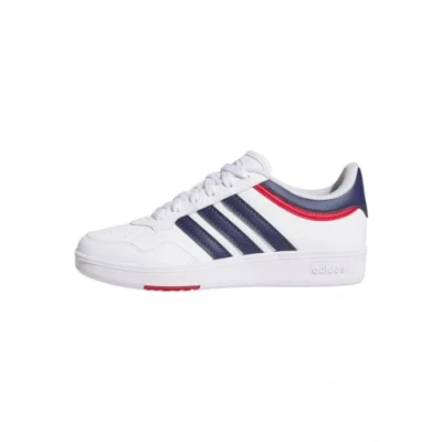 Abbildung von adidas Hoops 4.0 Shoes Sneaker, FTWR White Dark Blue Better Scarlet, 23 EU