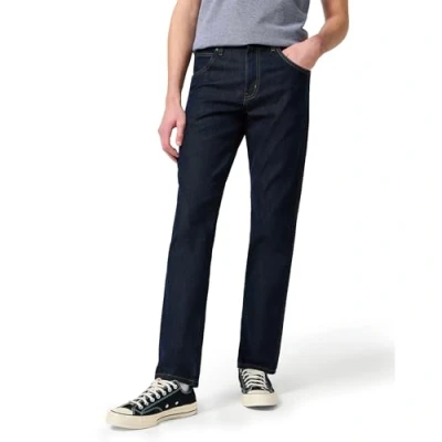 Abbildung von Wrangler Herren Durables Regular Fit Jeans, Rinsewash, 34W / 32L