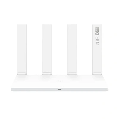 Abbildung von HUAWEI WLAN AX3, 3000 Mbit/s 6 Smart Router, größere Bandbreite mit 160 MHz, Home Verwaltung, umfassende Abdeckung, Automatische Gigabit WAN/LAN Anpassung, weiß