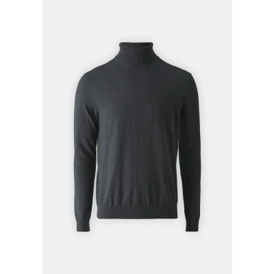 Abbildung von Selected Homme Slhberg B NOOS Strickpullover, Herren, Größe: Small, Antracit melange