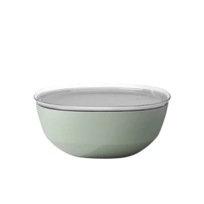Abbildung von Mepal Servierschale mit Deckel Silueta Spülmaschinen und mikrowellenfest Salatschüssel Tapas Teller Geschirr 5000 ml Nordic sage