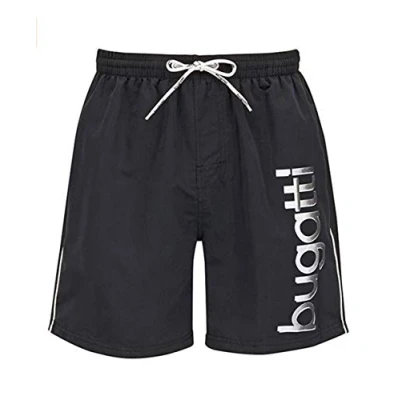 Abbildung von Bugatti Herren Badeshort in Marineblau, türkis oder Schwarz, XXL