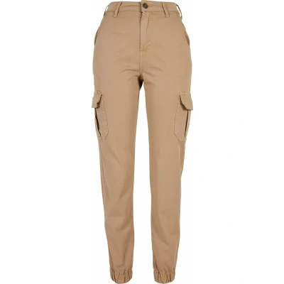 Abbildung von Urban Classics HIGH Waist Cargohose, Damen, Größe: 28, Unionbeige