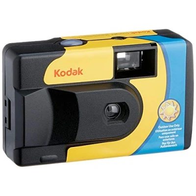 Abbildung von Kodak SUC Daylight 39 800ISO Einwegkamera, Gelb/Blau