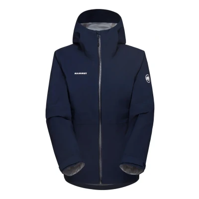 Abbildung von Mammut Linard Guide Hooded Hardshelljacke, Damen, Größe: XXL, Marine