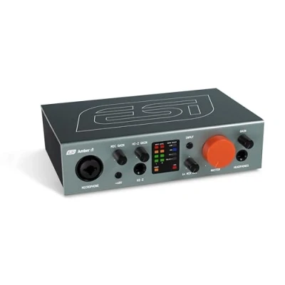 Abbildung von ESI Amber i1 Professionelles 24 bit / 192 kHz USB Audio Interface mit 2 Eingängen und Ausgängen