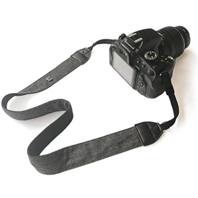 Abbildung von Bestele Kamera gurt Nacken Schulter Umhängeband Schultergurt Gürtel Tragegurt für Alle DSLR/SLR/Nikon/Canon/Sony/Lumix/Fujifilm/Ricoh/Samsung/Pentax ETC/Olympus (Weiches Schwarz)