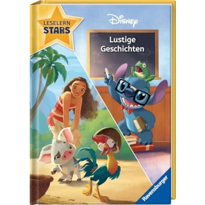 Abbildung von Disney: Lustige Geschichten mit Stitch und Vaiana Lesen lernen den Leselernstars Erstlesebuch Kinder ab 6 Jahren üben 1. Klasse