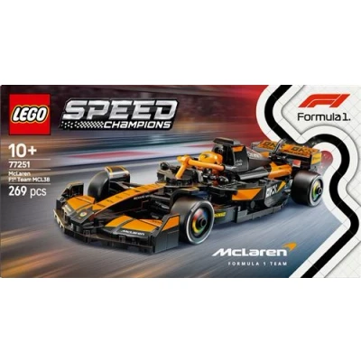 Abbildung von LEGO Speed Champions McLaren F1 Team MCL38 Rennauto Spielzeug mit Formel 1 Minifigur zum Sammeln Modell und Geschenk für Jungen &amp; Mädchen ab 10 Jahren Erwachsene Motorsport Fan 77251