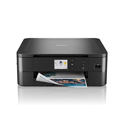 Abbildung von Brother DCP J1140DW 3 in 1 Farbtintenstrahl Multifunktionsgerät (Drucker, Scanner, Kopierer), Schwarz, 400 x 151 343 mm